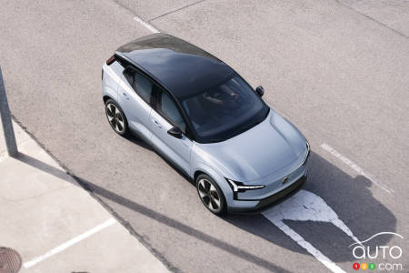 2025 Volvo EX30 from above